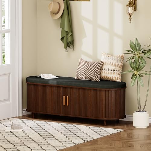 dhh 2-tier storage bench,wide shoe bench with thickened, view 9