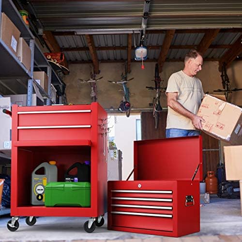 goplus tool chest, 6 drawers rolling tool cabinet, view 9
