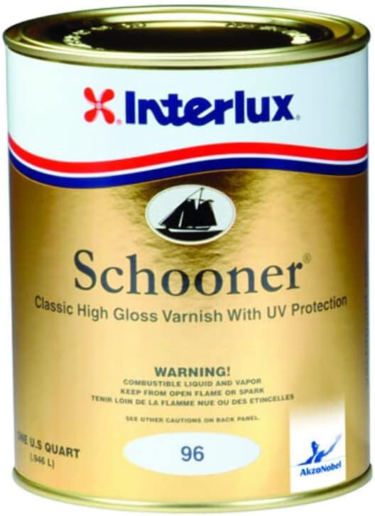 Interlux Y96/QT Schooner Varnish - Quart
