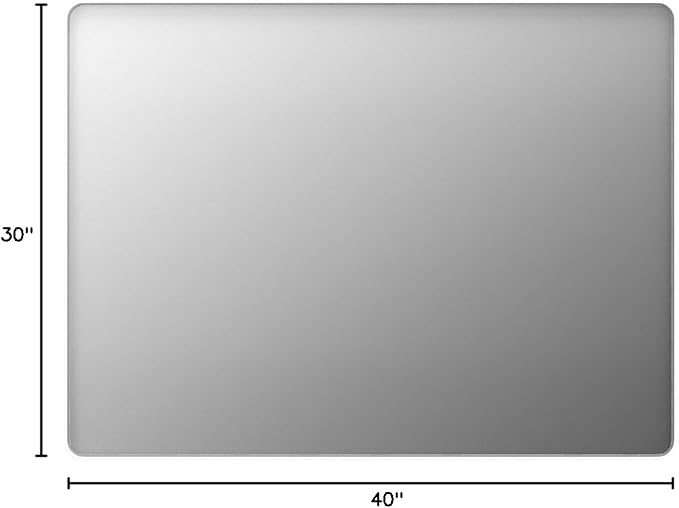 LOAAO 40x30 Inch White Metal Framed Bathroom Mirror - Image 9