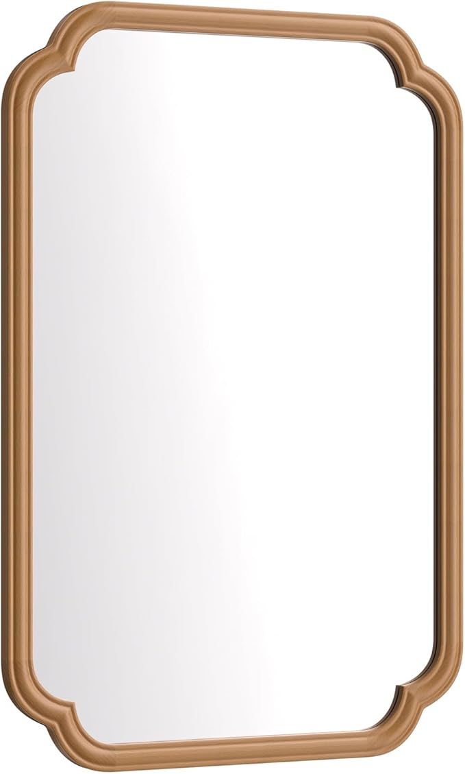 Wood Bathroom Mirror for Wall Mounted - Image 8