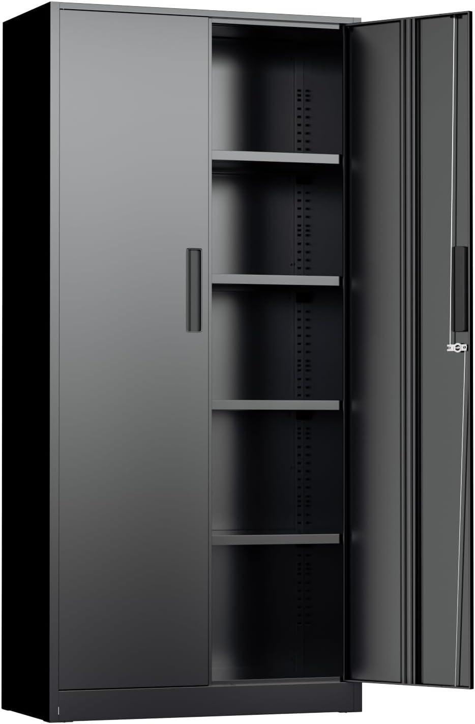 oakcloud metal storage cabinet tool organizer, 72" lockable, main product view