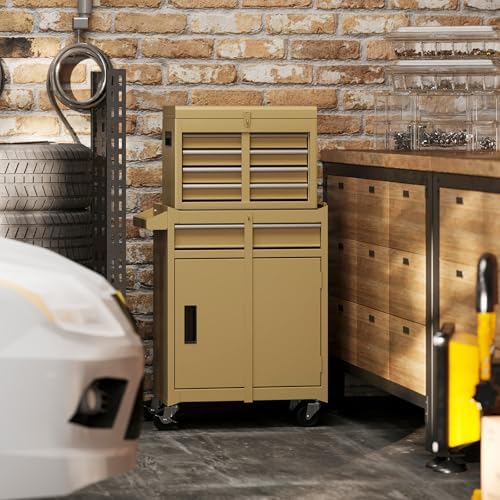 goplus tool chest, 5 drawers rolling tool cabinet, view 9