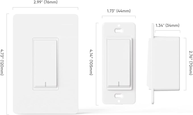 TREATLIFE Smart Light Switch Single Pole Works - Image 9