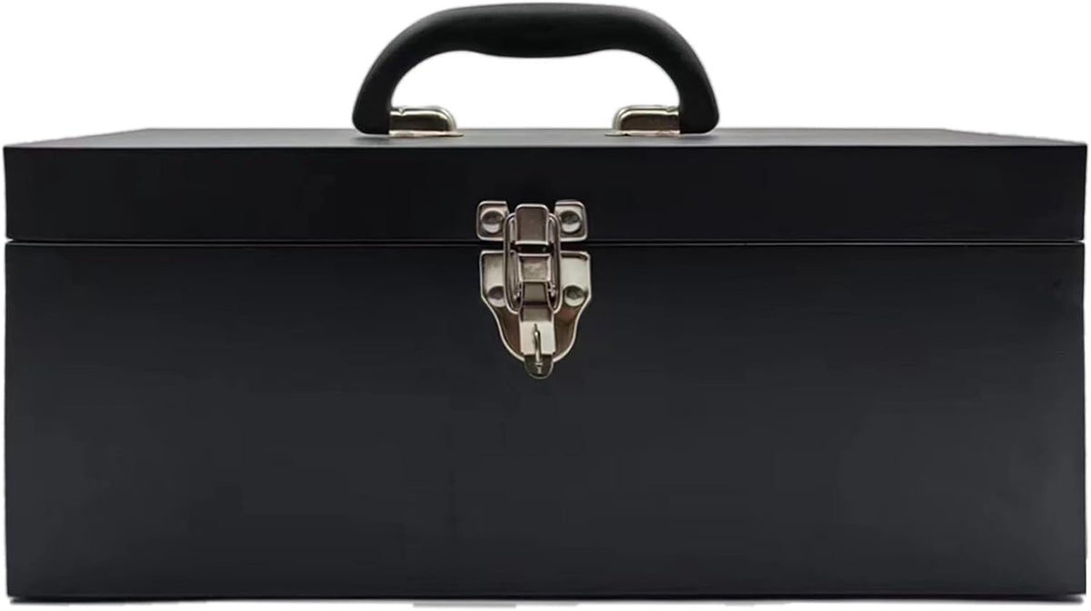 16" portable metal toolbox large tool box 18-gauge, main product view