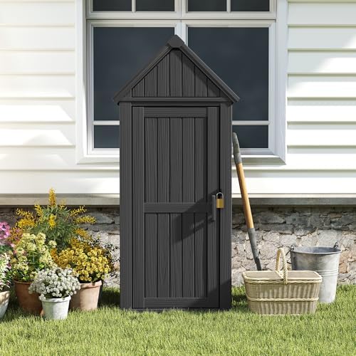 bifanuo storage shed outdoor storage cabinet with removable on a desk or shelf