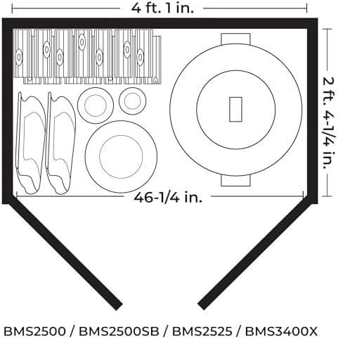 suncast 3 pack 34 cu ft capacity horizontal, view 10
