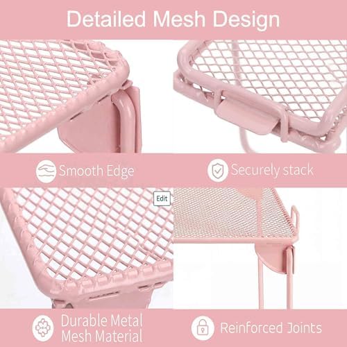 neudeco pack 2, mesh locker shelf, stackable extra, view 9