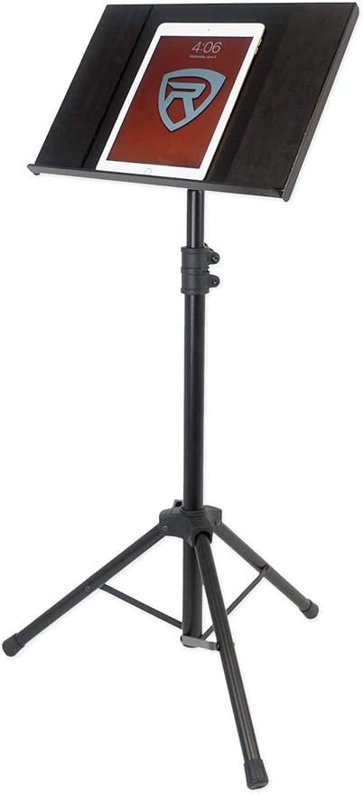 Rockville RLS68 Dual-Tray Laptop/Tablet Stand, Adjustable Height 30-51" - Image 9