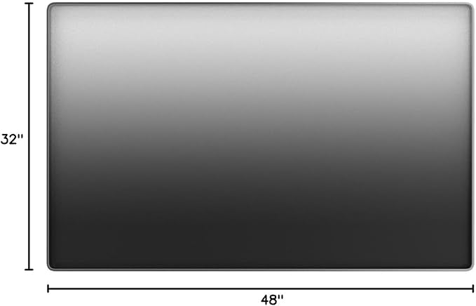ISKM Black Bathroom Mirror for Wall 48" x 32" Matte Black Framed Vanity Mirror - Image 8