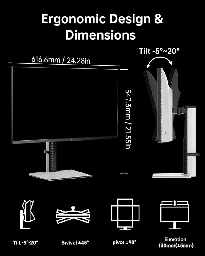 KTC 27 Inch Dual Mode Mini LED Monitor - Image 9