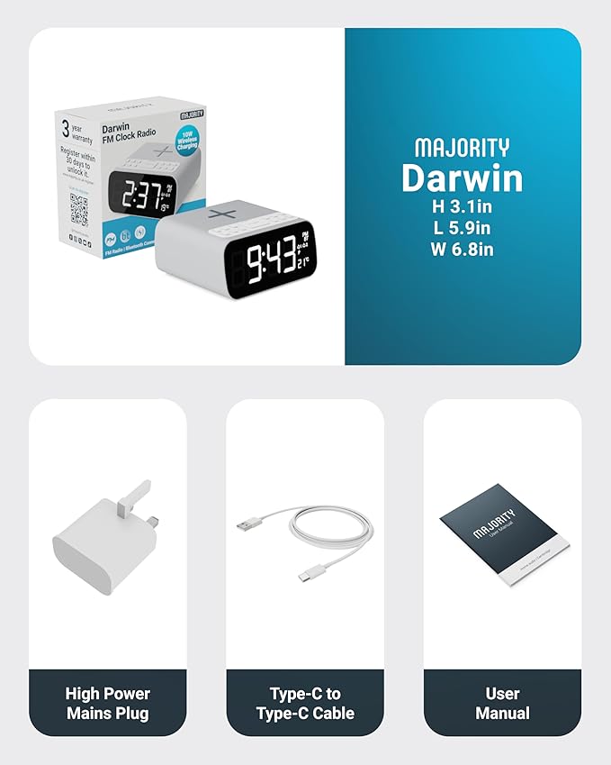 Majority Bluetooth Alarm Clocks - Image 7