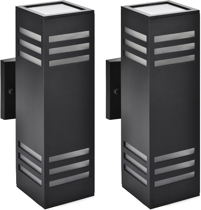 rosykite Smart Outdoor Sconce Lights 2 Pack, Up Down Wall Porch Lights RGB - Image 9
