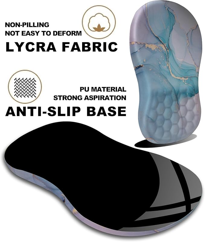 KUOSGM Mouse Pad Wrist Support, Ergonomic Mouse Pad - Image 6