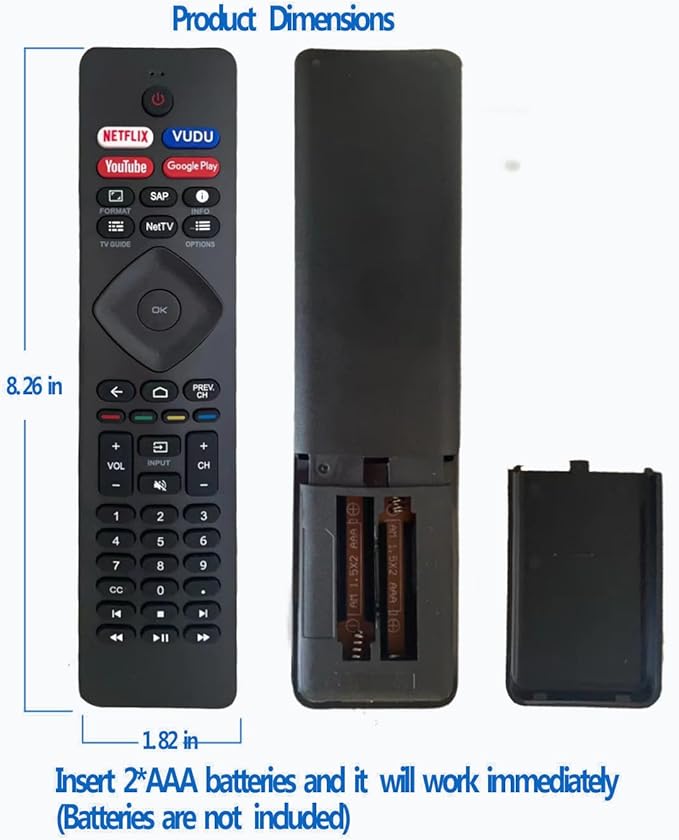 NH800UP RF402A-V14 Universal TV Remote Replacement - Image 6