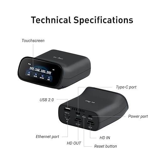 GL.iNet Comet Pro Remote KVM Over Wi-Fi, Dual Band Wi-Fi 6, 4K@30FPS Passthrough - Image 8