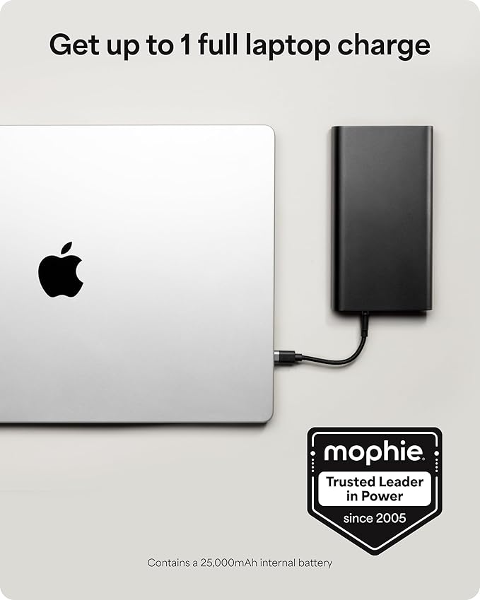 Mophie Powerstation Fast 25, 000mAh Power Bank | Extended Fast Charging | 140W - Image 7