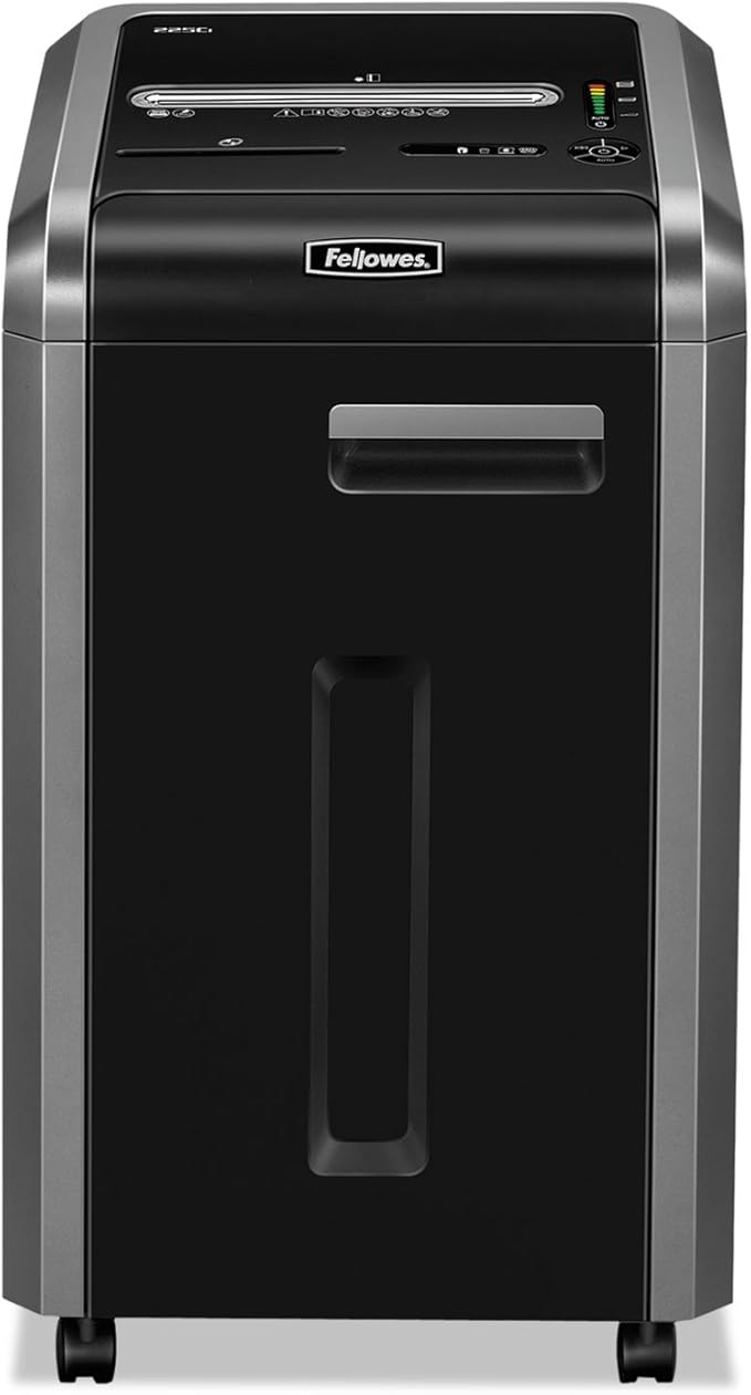 Fellowes Powershred 225Ci 22-Sheet 100% Jam-Proof Crosscut Paper Shredder - Image 4