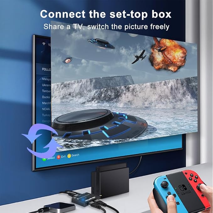 HDMI 2.1 Bi-Directional Switch Ultra HD 8K HDMI Switcher 2 in 1 Out/ 1 in 2 Out - Image 9