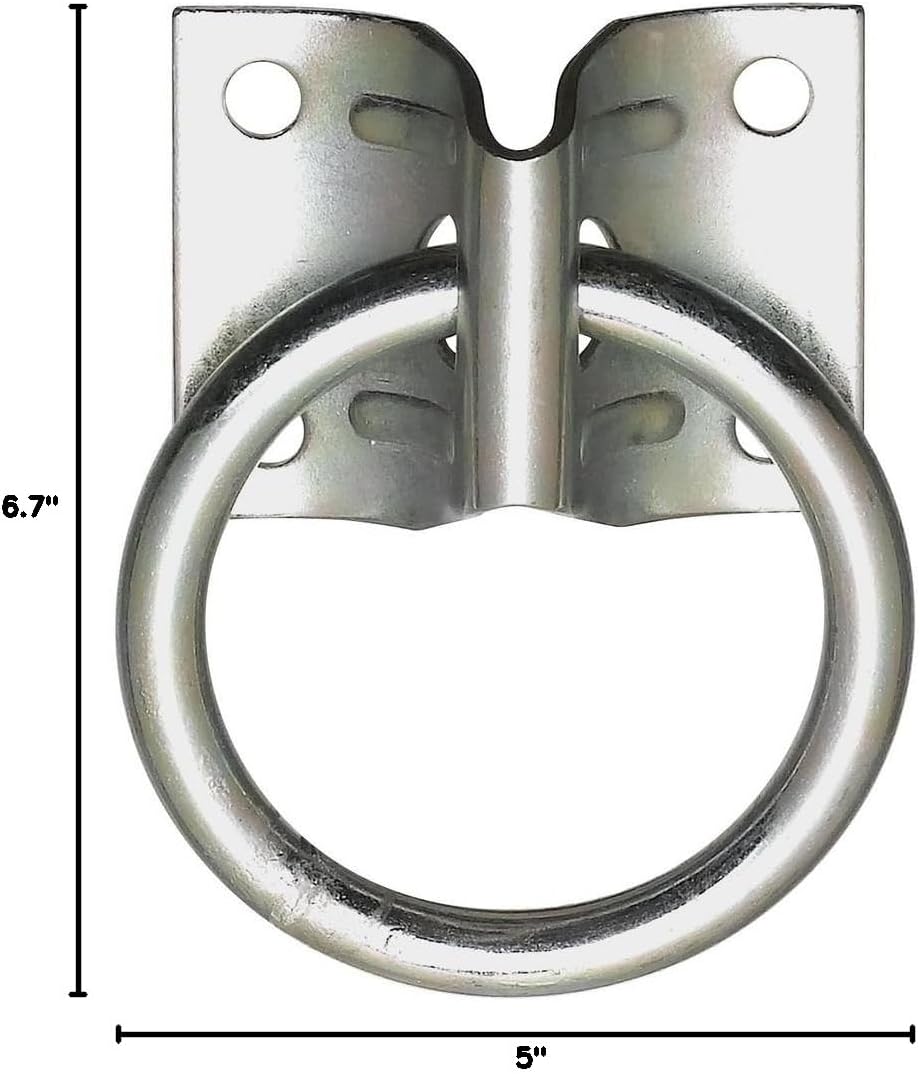 National Hardware N220-616 2060BC Hitching Rings in Zinc plated
