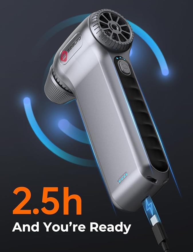 Electric Air Duster 180000RPM, Powerful Cordless Compressed Air Duster - Image 8