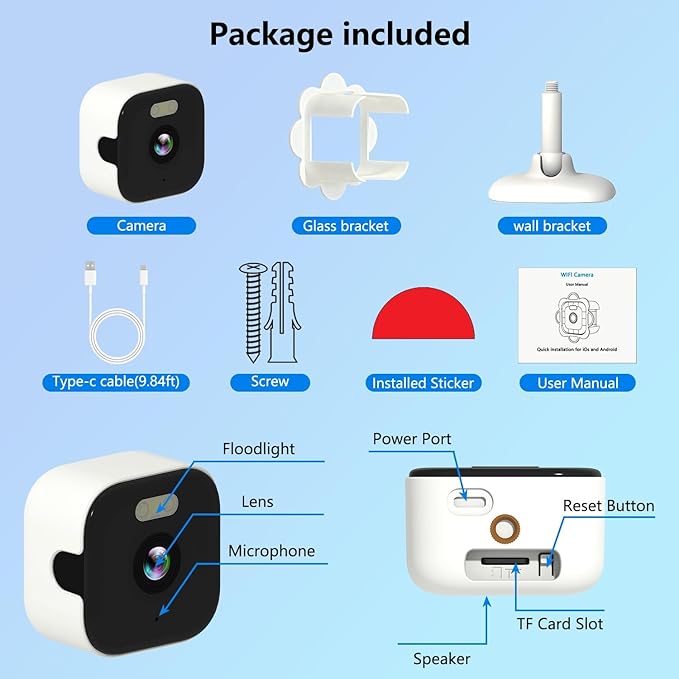 2.5K Window Camera, 5GHz & 2.4GHz Window Security Cameras - Image 8