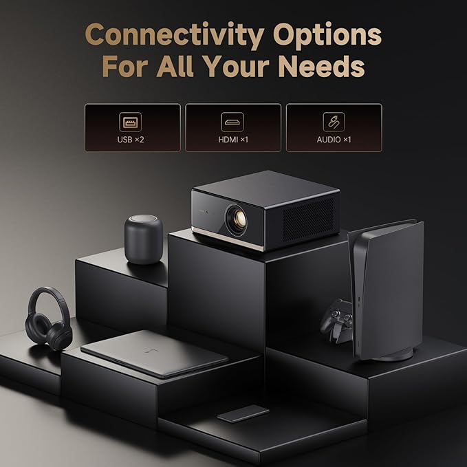 Wanbo X5 Pro Google TV Projector 4K Supported, 1100 ANSI Smart Projector - Image 8