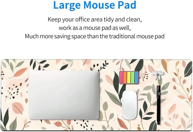 CANFLASHION Desk Pad, Office Desk Mat 31.5"×11.8" Large Gaming Mouse Pad - Image 6