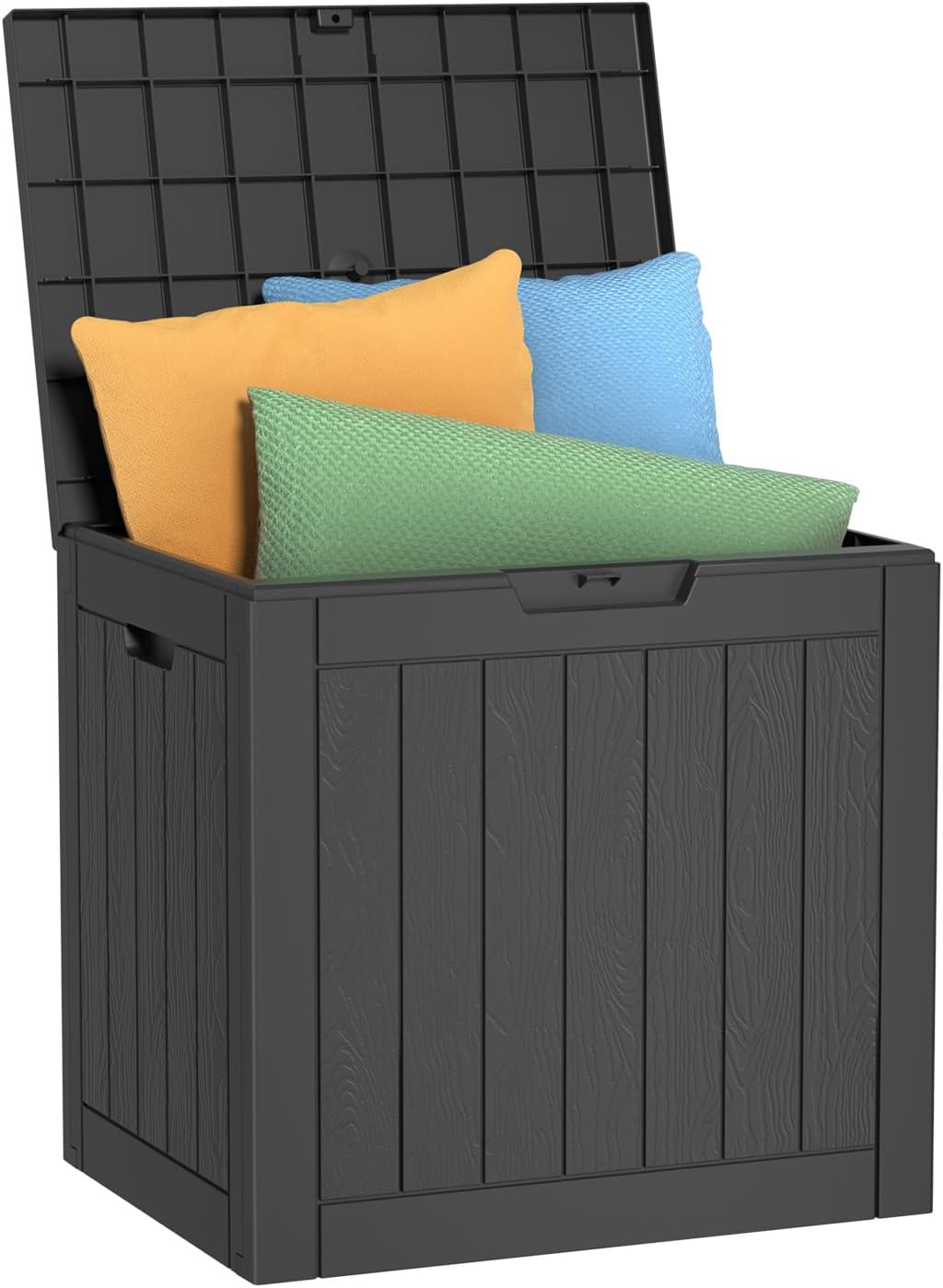 rojik 35 gallon deck box outdoor, waterproof outdoor, main product view