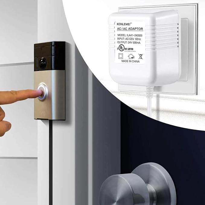 KONLEMEI Doorbell Power Adapter, 24V Transformer Compatible - Image 7