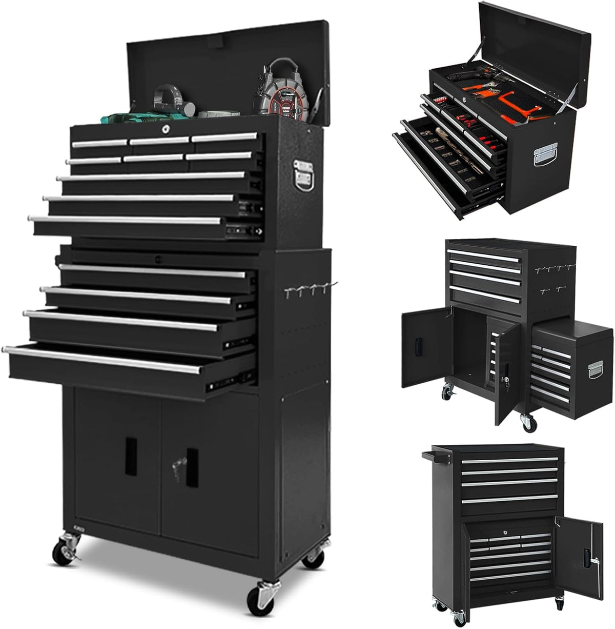 13-drawer rolling tool chest with double doors, 2, main product view