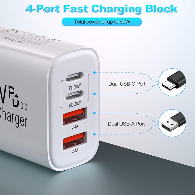 60W USB C Charger Block Fast Charging - Image 8