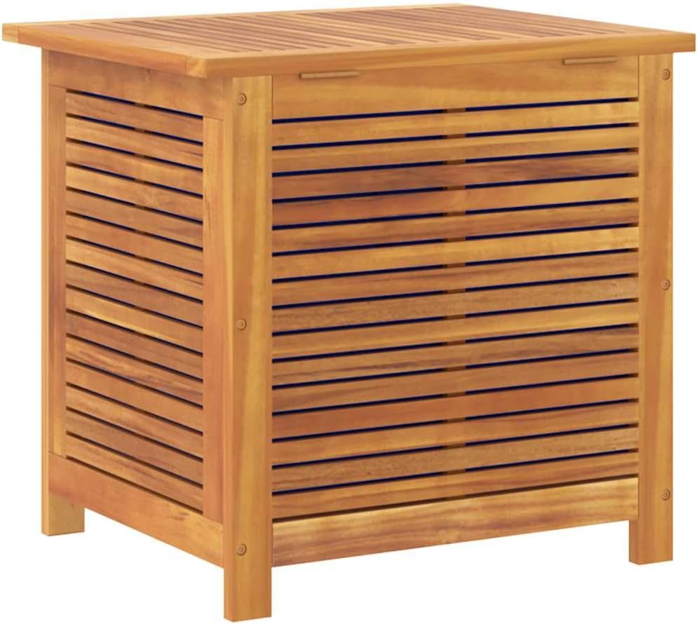 vidaxl garden storage box natural wood solid acacia, view 9
