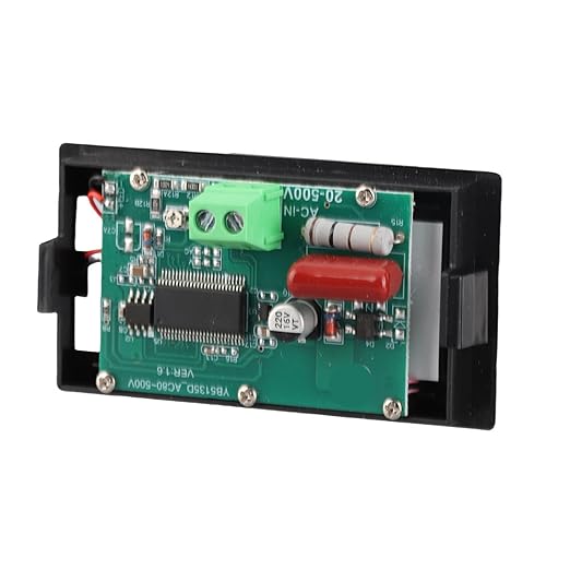 YB5135D Digital AC Voltmeter LCD Blue Backlight 2 Wires Voltage Tester Panel AC - Image 9