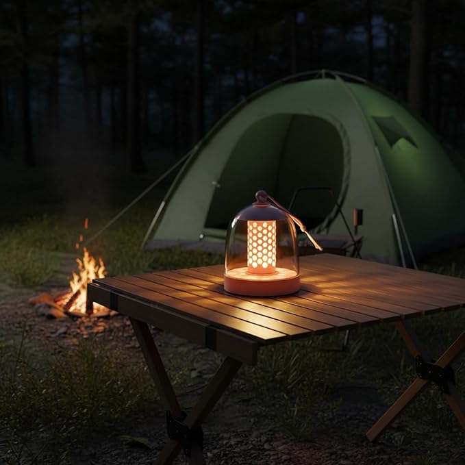 MKLK Camping Lantern, IPX4 Waterproof Touch Control LED Night Light, USB - Image 9