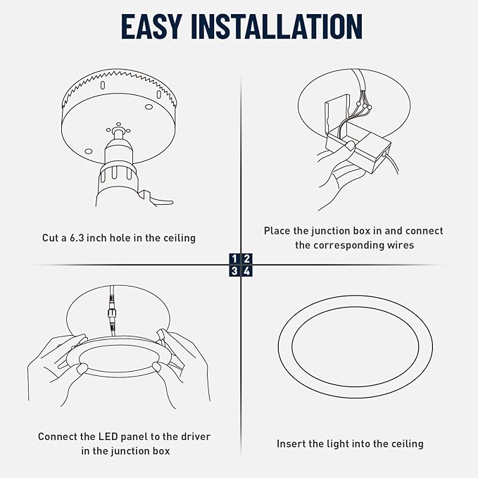 12 Pack Recessed Lighting 6 Inch - Image 6