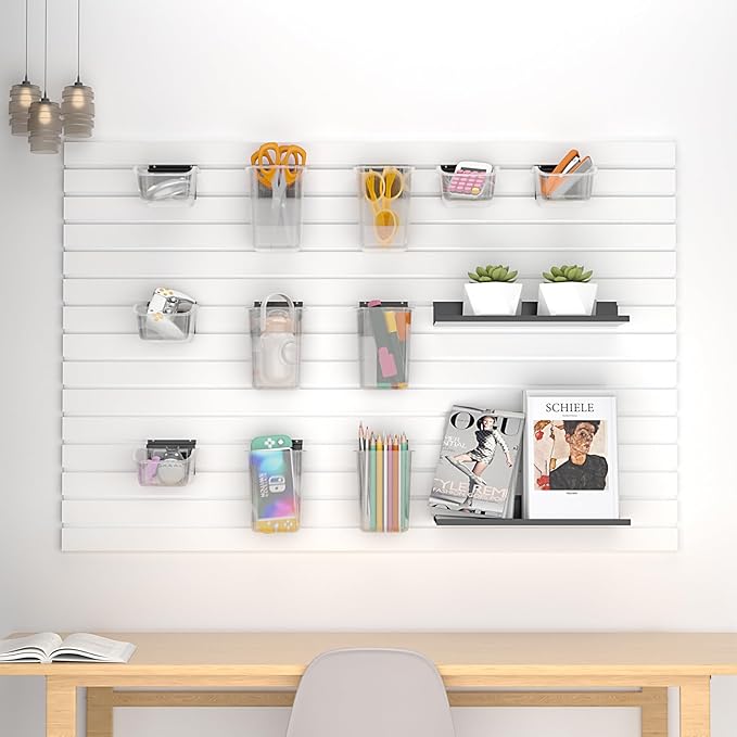 Daanxw 12 Packs Slatwall Accessories, Includes 6 Packs of Slatwall Boxes and 6 - Image 6