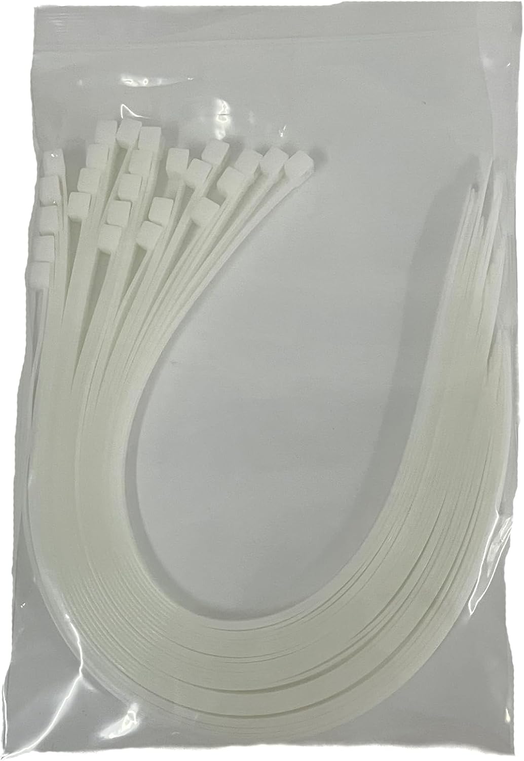 36 Inch Extra Long Zip Ties Heavy Duty For Outdoor Use,175 Pounds Tensile Strength,12 Pieces,White