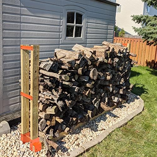 mofeez outdoor firewood log storage rack 2x4 bracket on a desk or shelf