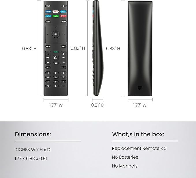 Replacement Remote Control for VIZIO Smart TV, Compatible - Image 8
