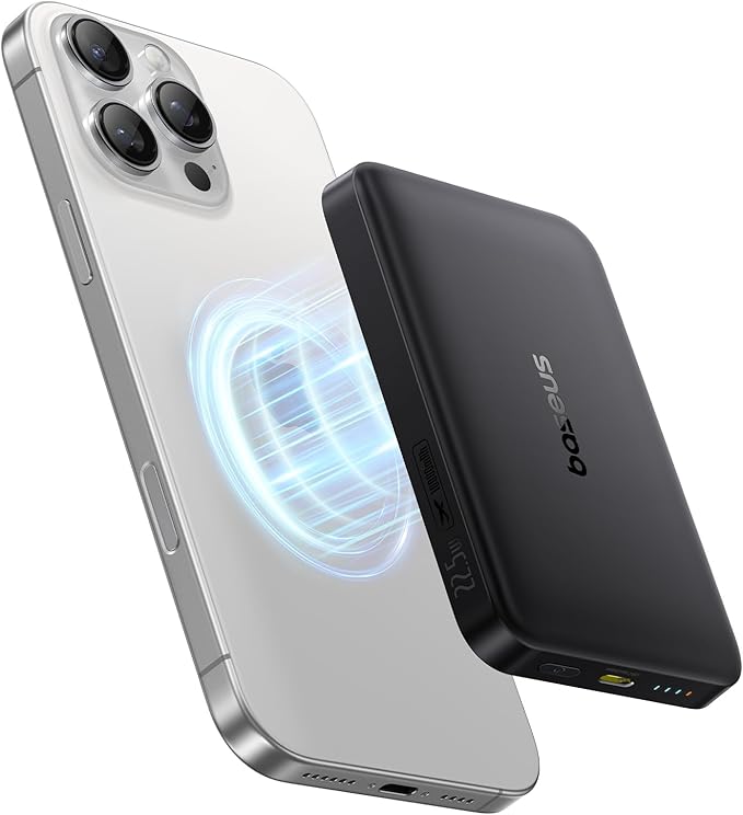 Baseus for MagSafe Portable Charger, Qi2 Certified 15W Wireless Magnetic Power - Image 9