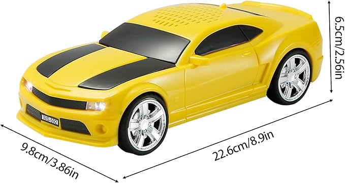 WSTER WS-592 Supercar Design Bluetooth Replica Speaker – Portable Car Model - Image 9