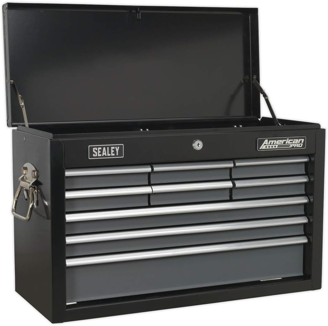 sealey ap2509b topchest 9 drawer with ball bearing, main product view