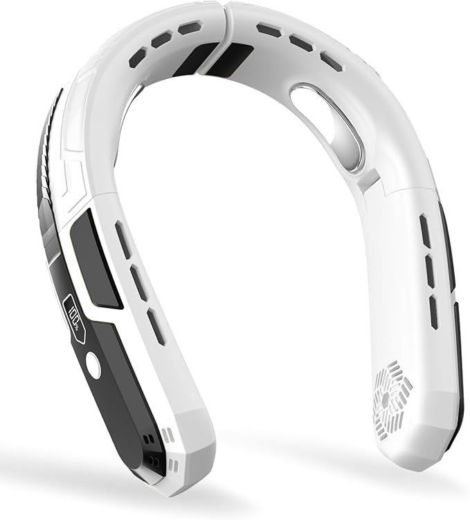 WXX Portable Neck Fan, 6000mAh Battery Neck Fan Rechargeable 360° Cooling by WXX