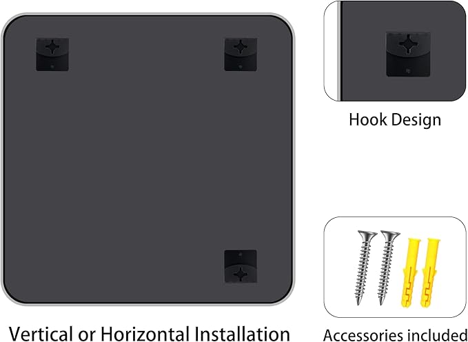 FORBATH 42x42 Inch Silver Bathroom Mirror - Image 9