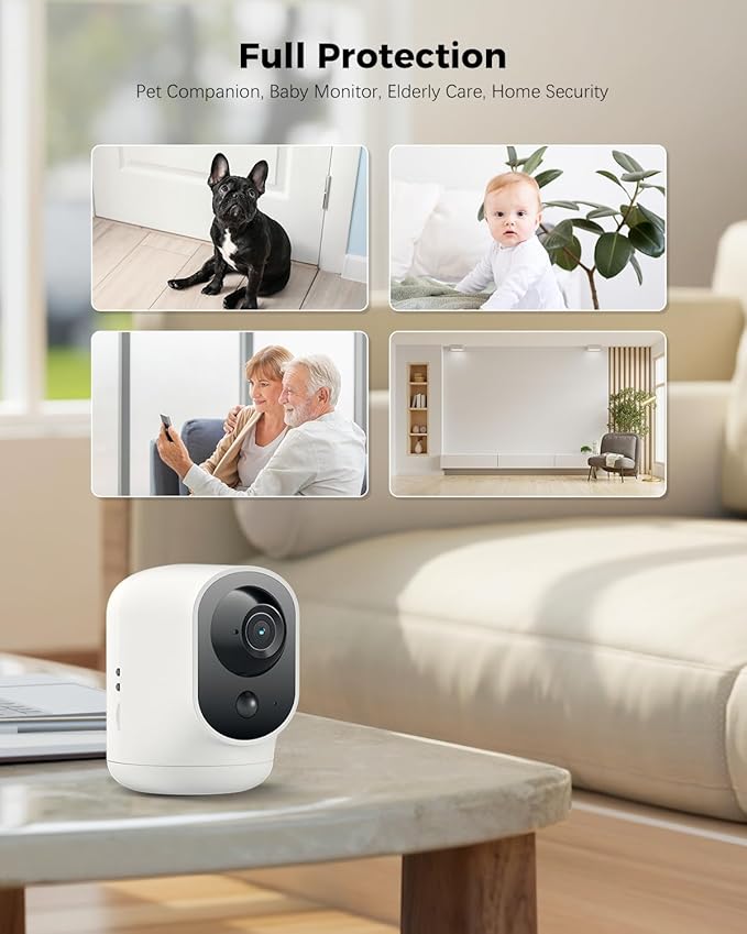 COCOCAM 2K Indoor Pan/Tilt Security Camera - Image 9