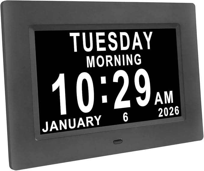 Jaihonda Dementia Clocks for Seniors, 7 Inch Clock - Image 9