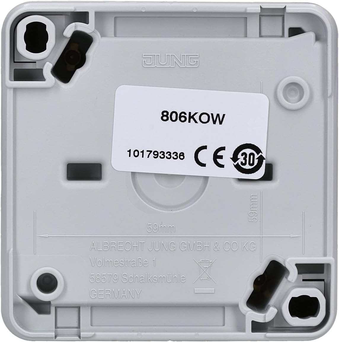 Jung 806KOW Rocker control switch off/Toggle by Jung