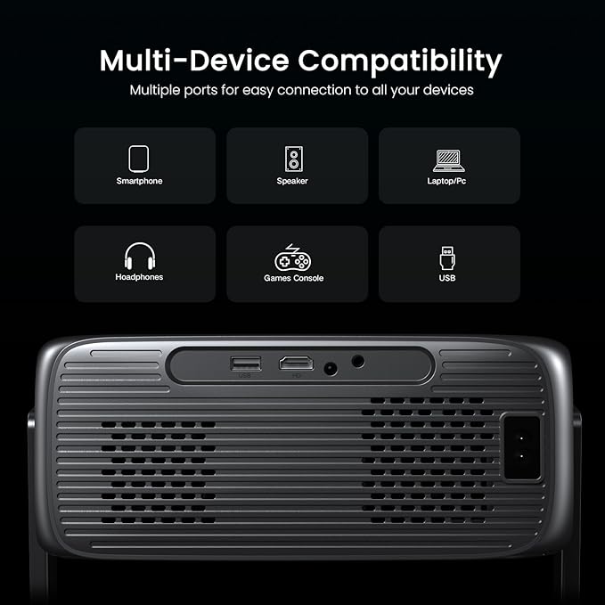 2000 ANSI Official Licensed Google TV Outdoor Projector 4K Full HD, Smart - Image 9