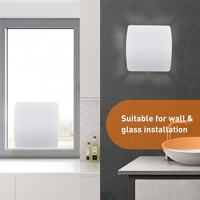 Hehou Bathroom Exhaust Fan for Wall and Super Quiet 4 In Window Exhaust Fan - Image 7